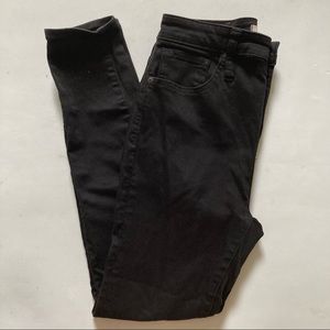 Madewell Curvy High Rise Skinny Black Jeans